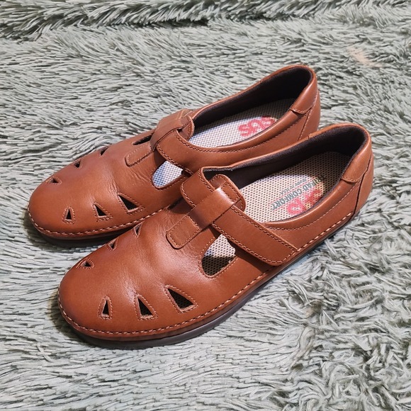 SAS Shoes - SAS Roamer Tripad Comfort Mary Jane ‎ Leather Loafers Shoes Women's 8.5 N EUC